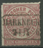 Norddeutscher Postbezirk NDP 1868 1 Groschen 4 Mit SA Ra 2 -Stpl. MARKNEUKIRCHEN - Oblitérés