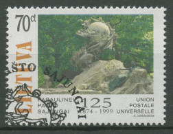 Litauen 1999 Weltpostverein UPU Denkmal Bern 700 Gestempelt - Litauen