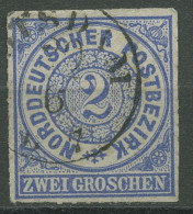 Norddeutscher Postbezirk NDP 1868 2 Groschen 5 Mit PR-K1-Stempel POTSDAM - Usados