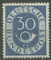 Bund 1951 Freimarke Posthorn 132 Mit Falz, Kl. Zahnfehler (R81048) - Ongebruikt
