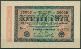 Dt. Reich 20000 Mark 1923, DEU-95i FZ BK, Fast Kassenfrisch (K1375) - 20.000 Mark