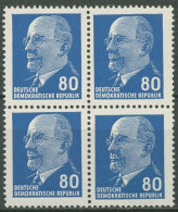 DDR 1967 Walter Ulbricht 1331 Ax I 4er-Block Postfrisch - Unused Stamps