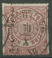 Norddeutscher Postbezirk NDP 1868 1 Gr. 4 Mit SA K2-Stpl. ROCHLITZ - Gebraucht