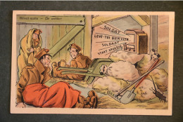 Carte Postale Humorisitque  - Militaires Soldats Réveil-matin De Wekker H.d B 345 - Humor