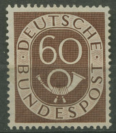 Bund 1951 Freimarke Posthorn 135 Postfrisch, Kl. Fehler (R81043) - Nuovi