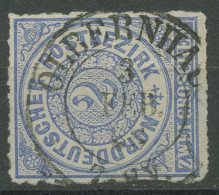 Norddeutscher Postbezirk NDP 1868 2 Groschen 5 Mit SA-K"-Stempel OBERNHAU - Usados