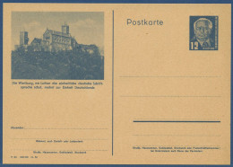 DDR 1950 Wilhelm Pieck Bildpostkarte Wartburg P 47/04 Ungebraucht (X40945) - Cartes Postales - Neuves