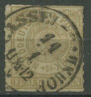 Norddeutscher Postbezirk NDP 1868 5 Groschen 6 Gestempelt, Kl. Fehler - Oblitérés