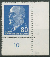 DDR 1967 Walter Ulbricht 1331 Az II UR 3 Ecke 4 Postfrisch - Unused Stamps