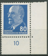 DDR 1967 Walter Ulbricht 1331 Ax II UR 3 Ecke 4 Postfrisch - Unused Stamps