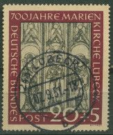Bund 1951 Marienkirche Lübeck 140 Gestempelt, Verfärbt (R81071) - Used Stamps