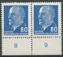 DDR 1967 Walter Ulbricht 1331 Az II UR 3 Waag. Paar Postfrisch - Unused Stamps