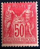 FRANCE                           N° 98                  NEUF*              Cote :   285 € - 1876-1898 Sage (Tipo II)