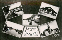 77* BRAY SUR SEINE  Souvenir  Multivues    (CPSM 9x14cm)   RL08.0415 - Bray Sur Seine