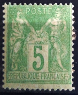 FRANCE                      N° 102                  NEUF*              Cote :   45 € - 1898-1900 Sage (Tipo III)