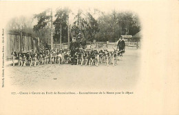 77* FONTAINEBLEAU Chasse A Courre  Rassemblement De La Meute  RL08.0154 - Jagd