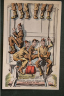 Carte Postale Humorisitque Militaires Soldats Permission Permissie Soldaten  H.d B 333 - Humor