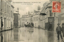 77* MONTEREAU  Crue 1910  Rue St Maurice           RL08.0927 - Montereau