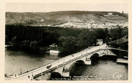 78* MANTES  SUR SEINE Pont Ile Aux Dames   (CPSM 9x14cm)    RL08.1433 - Mantes La Jolie