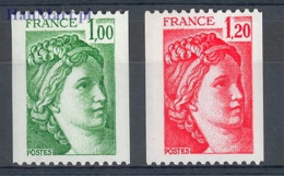 France 1978 Mi 2105-2106Cw MNH  (ZE1 FRN2105-2106Cw) - Otros