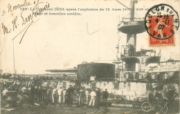 83* TOULON Cuirasse «  Iena »   Apres Explosion 1907  RL09.0751 - Toulon
