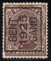 Typo 111A (GENT 1925 GAND) - O/used - Typografisch 1922-26 (Albert I)
