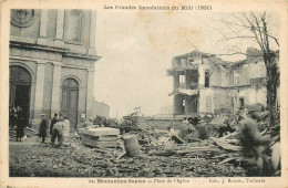 82* MONTAUBAN - SAPIAC  Crues 1930  Place De L Eglise       RL09.0627 - Montauban