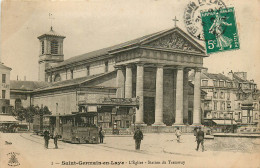 78* ST GERMAIN EN LAYE  Eglise  Station Du Tramway       RL09.0371 - St. Germain En Laye