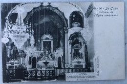 CPA EGYPTE Le Caire Intérieur De L'Eglise Arménienne - Le Caire