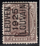 Typo 112A (LEUVEN 1925 LOUVAIN) - O/used - Typografisch 1922-26 (Albert I)