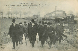 94* IVRY  Crue 1910  M. FALLIERE Prédident  - Mrs Briand-millerand  RL10.0969 - Ivry Sur Seine