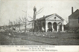 93* ST DENIS   Catastrophe le Poste De Police       RL10.0834 - Saint Denis