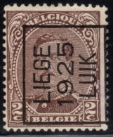 Typo 113A (LIEGE 1925 LUIK) - O/used - Typografisch 1922-26 (Albert I)