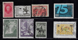 ARGENTINA  1941-1979    SCOTT #379,477,729,1241,...,51  USED - Used Stamps