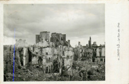 50* SAINT LO Rue Des Pres ( Ruines) WW2  RL11.0566 - Weltkrieg 1939-45