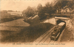 47* AGEN  Ligne  Train Sous Le Canal     RL11.0359 - Agen