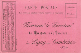 59* LIGNY EN CAMBRESIS    Carte  Manufacture  De Vaselines RL11.1003 - Other & Unclassified