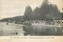 58* CLAMECY  Americains  Concours Natation  1918       RL11.0986 - Clamecy