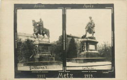 57* METZ  1918 Guillaume I  - 1919 « le Poilu »     RL11.0944 - Metz