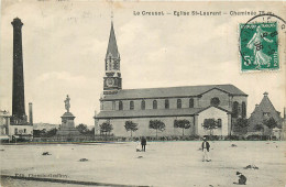 71* LE CREUSOT  Eglise St Laurent  Cheminee 75 M    RL12.0667 - Le Creusot