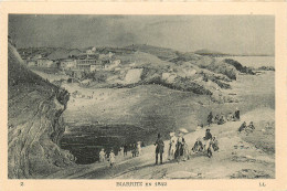64* BIARRITZ Plage En 1842   RL12.0374 - Biarritz