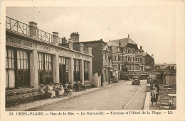 76* CRIEL PLAGE  Rue De La Mer « le Normandy »    RL12.1062 - Criel Sur Mer