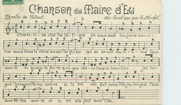 76* EU  Chanson Du Maire  Portee Musique     RL12.1019 - Eu