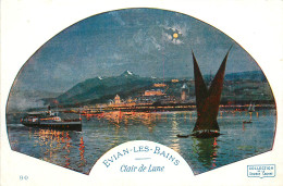 74* EVIAN LES BAINS Clair De Lune  Lac     RL12.0877 - Evian-les-Bains