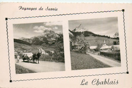 73* BERNEX  Le Village  Le Chablais 2 Vues CPSM (9x14cm)     RL12.0825 - Other & Unclassified