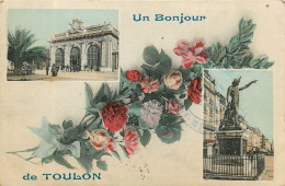 83* TOULON  Un Bonjour      (CPSM 9x14cm)  RL13.0388 - Toulon