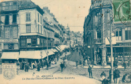 80* AMIENS     Rue Des 3 Cailloux  Place Gambetta  RL13.0268 - Amiens
