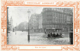 75* PARIS (lombart)  Crue  Rue De Lyon  45*     RL12.1415 - Alluvioni Del 1910