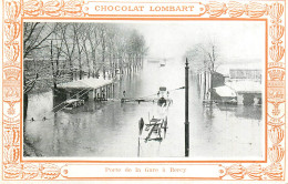 75* PARIS (lombart)  Crue  Porte Gare De Bercy   RL12.1399 - Paris Flood, 1910