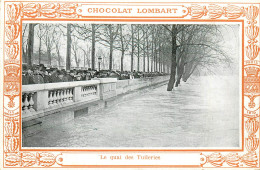75* PARIS (lombart)  Crue  Quai Des Tuileries    RL12.1398 - Inondations De 1910
